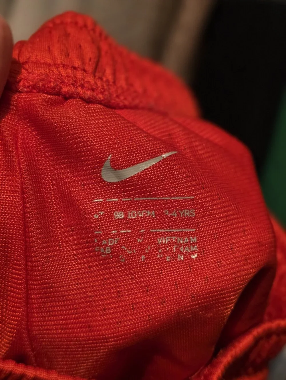 Nike Toddler Boys 4T Orange Shorts